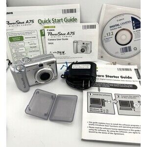 Canon PowerShot A75 3.2MP 3x Zoom High Quality Compact Digital Camera